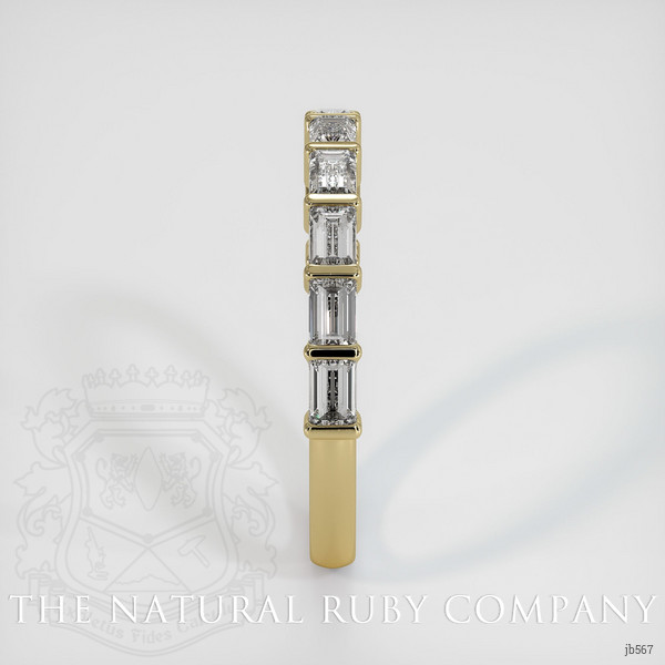 14K Yellow Gold Diamond Channel Wedding Band