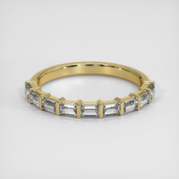 18K Yellow Gold Diamond Channel Wedding Band Video