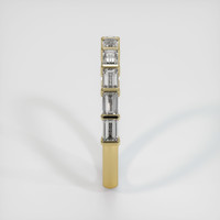 18K Yellow Gold Diamond Channel Wedding Band Image
