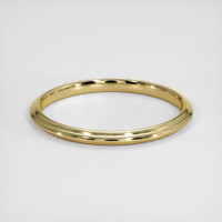 14K Yellow Gold Antique Style Plain Band Video