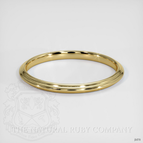 14K Yellow Gold Antique Style Plain Band