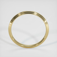 14K Yellow Gold Antique Style Plain Band Image