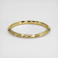 18K Yellow Gold Antique Style Plain Band Video