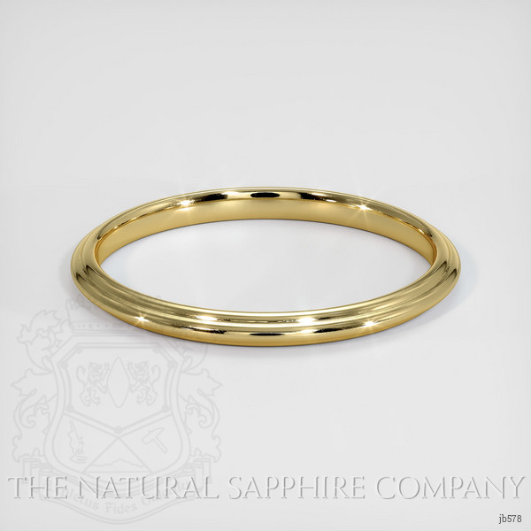 18K Yellow Gold Antique Style Plain Band