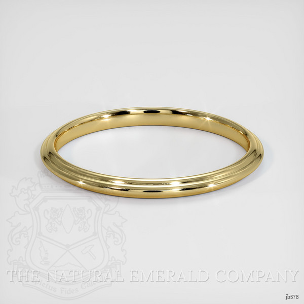 18K Yellow Gold Antique Style Plain Band