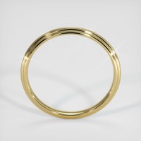 18K Yellow Gold Antique Style Plain Band Image