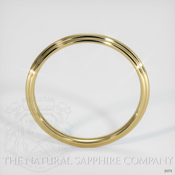 18K Yellow Gold Antique Style Plain Band