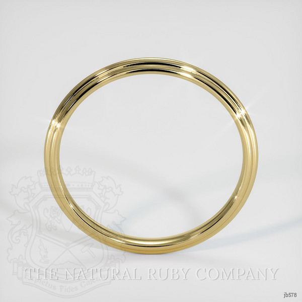 18K Yellow Gold Antique Style Plain Band