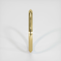 18K Yellow Gold Antique Style Plain Band Image