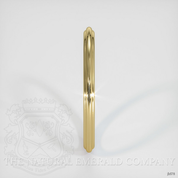 18K Yellow Gold Antique Style Plain Band