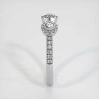 Platinum 950 Diamond Pave Wedding Band Image