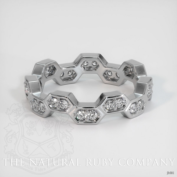 Platinum 950 Diamond Eternity Wedding Band