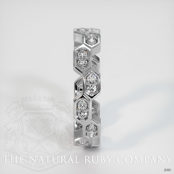 Platinum 950 Diamond Eternity Wedding Band