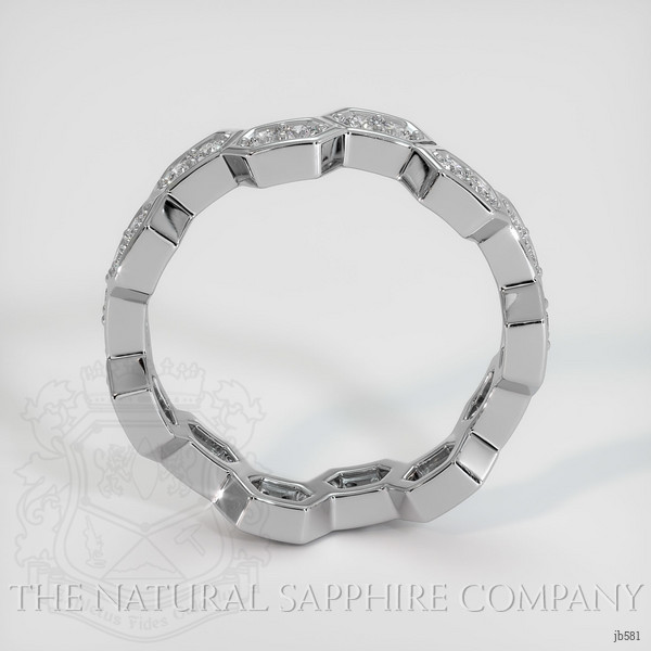 14K White Gold Diamond Eternity Wedding Band
