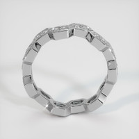 18K White Gold Diamond Eternity Wedding Band Image