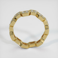 18K Yellow Gold Diamond Eternity Wedding Band Image