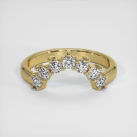 14K Yellow Gold Diamond Prong Wedding Band Video