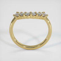 18K Yellow Gold Diamond Prong Wedding Band Image