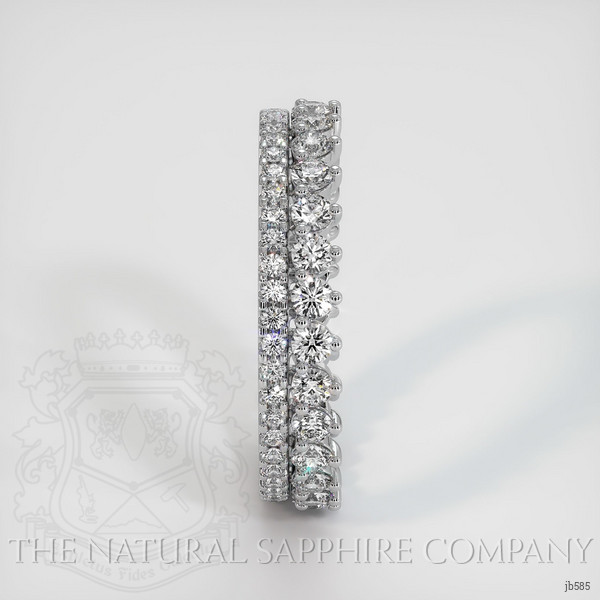 14K White Gold Diamond Eternity Wedding Band