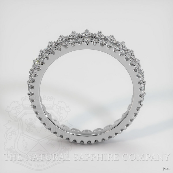 18K White Gold Diamond Eternity Wedding Band
