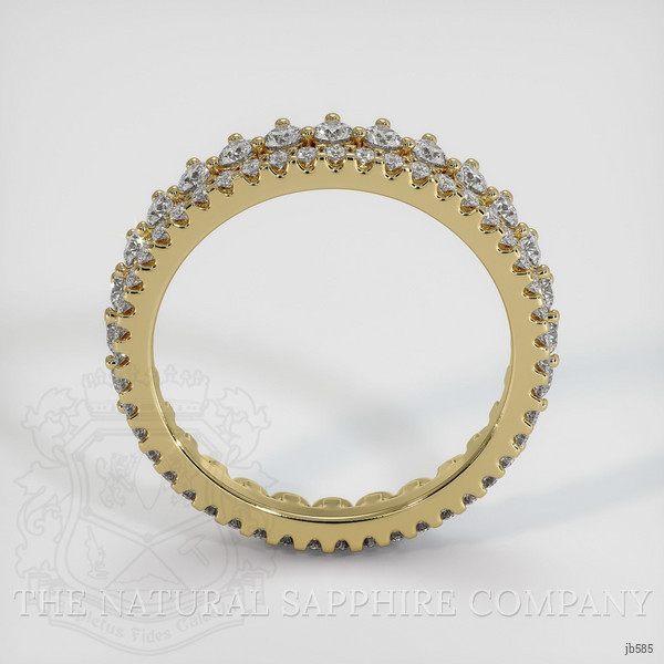 14K Yellow Gold Diamond Eternity Wedding Band