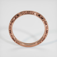 14K Rose Gold Antique Style Plain Band Image
