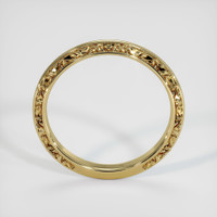 14K Yellow Gold Antique Style Plain Band Image