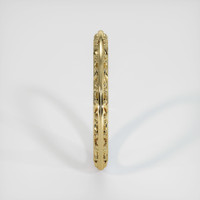 14K Yellow Gold Antique Style Plain Band Image