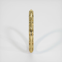 18K Yellow Gold Antique Style Plain Band Image