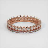Diamond 14K Rose Gold wedding band