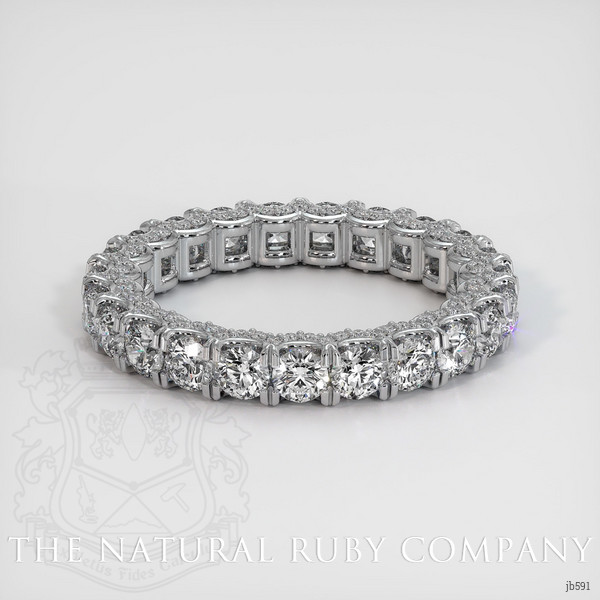 Platinum 950 Diamond Eternity Wedding Band