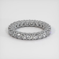 14K White Gold Diamond Eternity Wedding Band Image