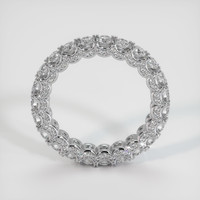 14K White Gold Diamond Eternity Wedding Band Image