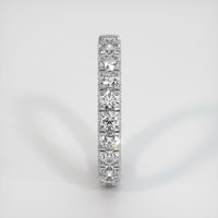 14K White Gold Diamond Eternity Wedding Band Image