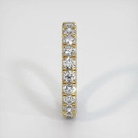 14K Yellow Gold Diamond Eternity Wedding Band Image