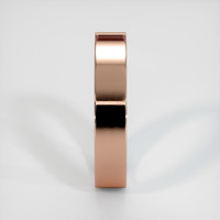 14K Rose Gold Ruby Men's Wedding Band Image
