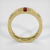 14K Yellow Gold Ruby Men's Wedding Band Image