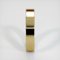 14K Yellow Gold Ruby Men's Wedding Band Image