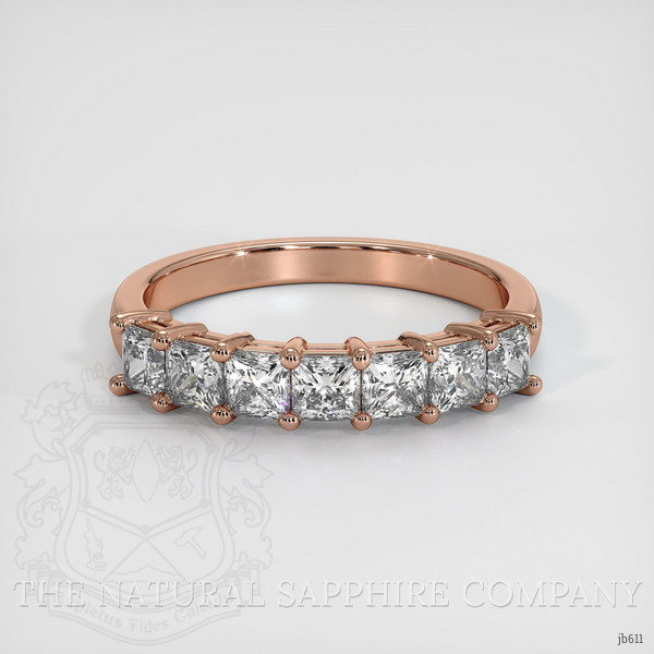 14K Rose Gold Diamond Prong Wedding Band