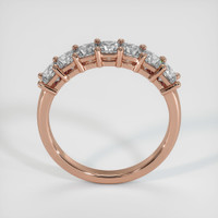 14K Rose Gold Diamond Prong Wedding Band Image