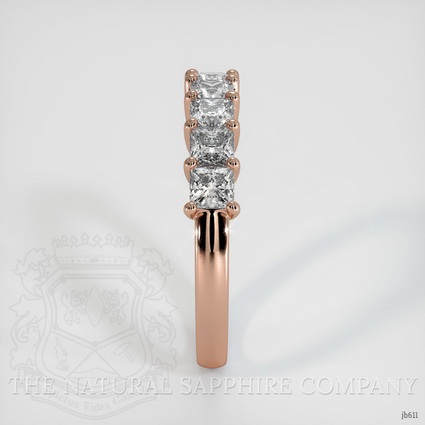 14K Rose Gold Diamond Prong Wedding Band
