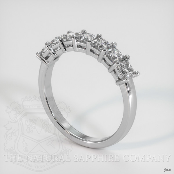 14K White Gold Diamond Prong Wedding Band