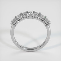 14K White Gold Diamond Prong Wedding Band Image