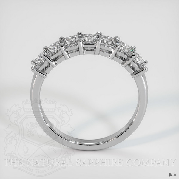 14K White Gold Diamond Prong Wedding Band