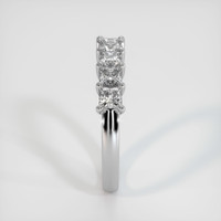 14K White Gold Diamond Prong Wedding Band Image