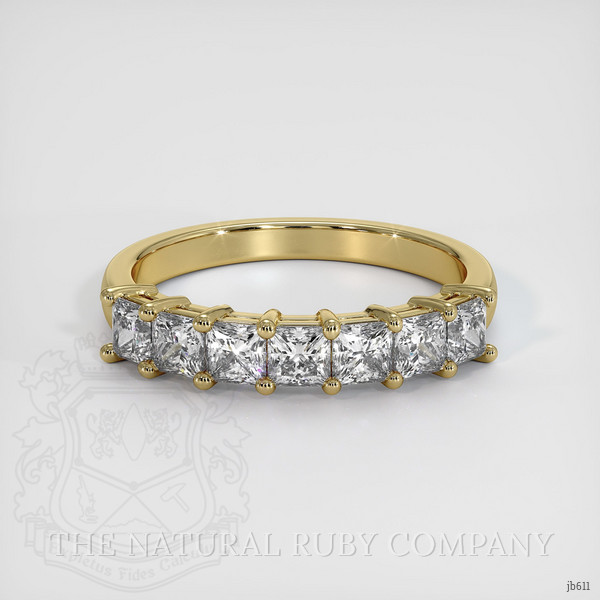 14K Yellow Gold Diamond Prong Wedding Band