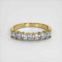 18K Yellow Gold Diamond Prong Wedding Band Video
