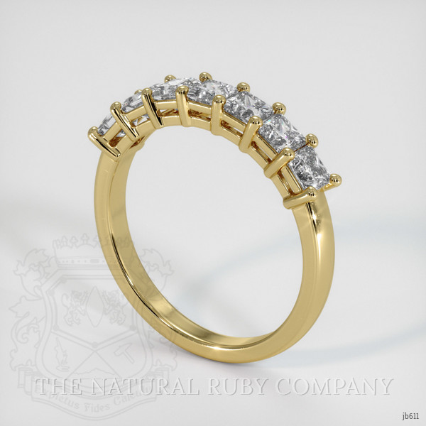 18K Yellow Gold Diamond Prong Wedding Band