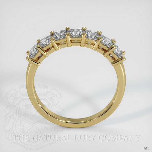 18K Yellow Gold Diamond Prong Wedding Band