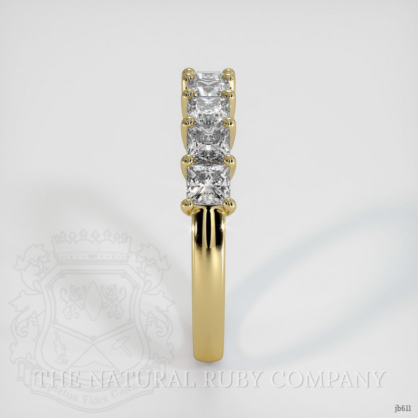 18K Yellow Gold Diamond Prong Wedding Band